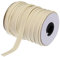 QUARKZMAN 27.43m Lang Paspelband 1cm Breit Besatzband Paspelschnur zum Nähen für Nähen DIY Handwerk Stoffkantenverzierung Beige