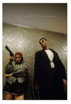 SPERKY Leon The Professional – Filmposter auf Leinwand, Poster, Wandkunst, Dekor, Bild, Gemälde für Wohnzimmer, Schlafzimmer, Dekoration, ungerahmt, 30 x 45 cm