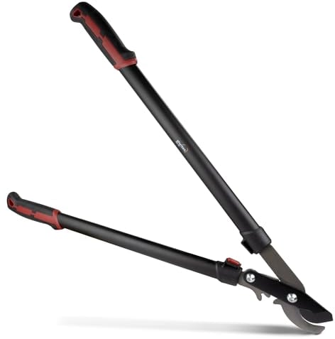 siwitec Bypass Getriebeastschere SG-20, Bypass Baumschere für frisches Holz bis zu Ø 40 mm, Astschere mit scharfer Klinge aus Kohlenstoffstahl, Länge: 75 cm, Baumschere, Gartenschere