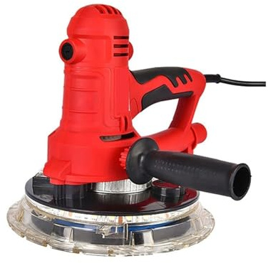 AXADD Poliermaschine 1250 W elektrische Trockenbau-Schleifmaschine, Wand- und Bodenrückstandsentfernungs-Poliermaschine mit LED-Hand-Elektrowerkzeugen Steigern Sie Ihre Effizienz