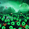 Halloween Deko Licht Outdoor, Batteriebetrieb Augapfel Halloween LED Lichter, Halloween Dekoration für Außen Innen, Gartenlichter Halloween Deko Garten für Rasen Terrasse Party Balkon (2 Stück)