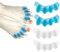 SUNFATT Zehenspreizer,Toe Spacer,wiederholbare waschbare Gel-hallux valgus korrektur,Zehentrenner zum Entspannen der Zehen,um Ballenzehen,Hammerzehen,Hallux Valgus zu lindern.4 Stück