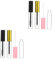 GALPADA 2sätze Leeres Mascara-röhrchen Teiliges Mit Eyeliner Wimpern Und Lipgloss-behältern Klare Röhren Für Präzises Auftragen Für Reisen Und Unterwegs
