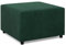 Mebligo - Fußstütze für Sessel 70 x 70 cm NEO Kollektion, Bequemer Hocker als Auflage, Pouf Hocker, Aus Hochwertigen Materialien, Sitzpouf, Fusshocker Gepolstert für Sessel, Dunkelgrün