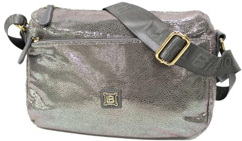 Laura Biagiotti Borsa Donna Spalla Tracolla in Tessuto Personalizzato Regolabile Bandoliera Rettangolare Linea Tapiro LB24W-100-24 Dimensioni 29X19X11 (GRIGIO)