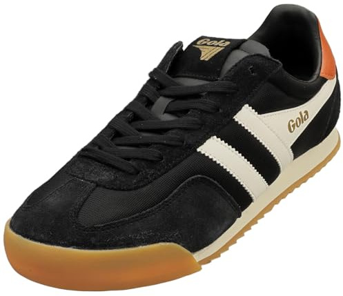Gola Europa - Herren Sneaker - Black-Off-White-Moody-Orange, Größe:45 EU