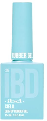 IBD Rubber Gel – Cielo – 15ml – MADE IN USA – Premium Nagellack für langlebige Maniküre und glatte Nägel – LED/UV Lack