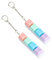 2PCS Keyboard Fidget Toy, Fidget Keyboard Keychain, Portable Keychain Keyboard, Stress Relief Fidget Keyring Toy for Adults & Kids, Fun Decompression Gift