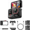 Insta360 Ace Pro 2 Xplorer Bundle Schiefergrau – wasserdichte 8K Action-Kamera mit Leica entwickelt, 1/1,3-Sensor, Dual-KI-Chip, führende Schwachlichtleistung, bestes Audio, Doppel Akku