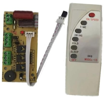 Electric Fan Circuit Control Universal Board Remote Control Board Air Conditioner Fan Control Panel Replacement
