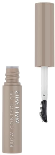 MALU WILZ Brow Control Gel Nr. 01 Crystal Clear I Augenbrauengel mit Panthenol für perfekten Halt, Form & Pflege I Wischfest, schnelltrocknend I Für alle Hauttypen