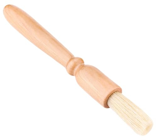 Coffee Grinder Cleaning Brush with Wood Handle & Natural Bristles - Professional Espresso Machine Brush for Barista Deep Cleaning Tool for Cafe Restaurant Home Kitchen Powder Flour