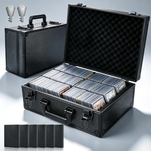 Eirolace Top Loader Aufbewahrungsbox für 600+ 3x4 Zoll 35PT Top Loader, Sammelkarten-Organizer für Sport- und Tradingkarten, Kompatibel mit One Touch Karten
