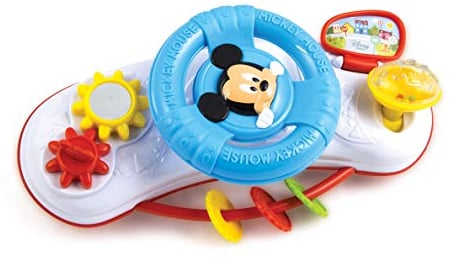 Clementoni Disney Baby – 17213 – Baby Mickey Lenkrad für Kinderwagen