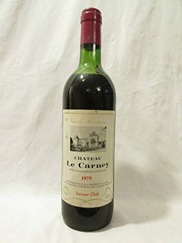 bordeaux château le carney savour club rouge 1979 - bordeaux france