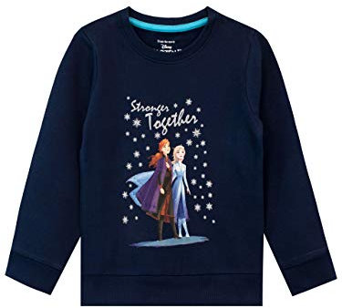 Disney Girls Frozen Sweatshirt Blue Age 3 to 4 Years