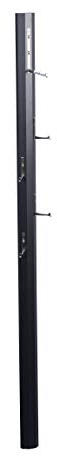 M2 Kollektion Palo Garderobe/Wandgarderobe, MDF, Länge 8cm, Breite 4cm, Höhe 185cm
