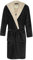 John Christian - Accappatoio in pile con cappuccio, da uomo, colore: Nero con grigio chiaro - Nero - XX-Large