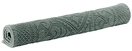 Vivaraise - Tapis de Bain Enzo – Tissu éponge 100% Coton, Doux et Absorbant – Motif Jacquard élégant