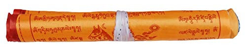 BUDDHAFIGUREN Bönflaggor - tillverkade i Kina - 4,8 m - 100% polyester