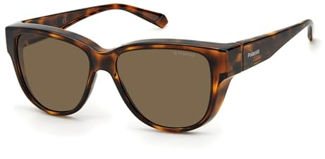 POLAROID ANCILLARIES Brille PLD 9013/S Größe 58-17 mm Havana Braun polarisiert