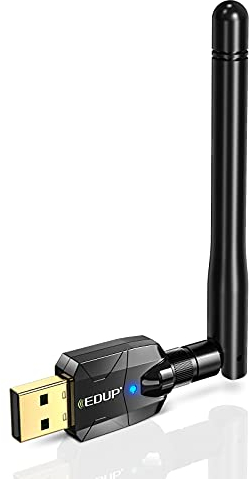 USB Bluetooth 5.1 Adapter für PC, Langstrecken 328FT / 100M USB Bluetooth Adapter Wireless Audio Dongle Bluetooth Senderempfänger für den Desktop Laptop PC mit Windows 11/10/8/8.1/7