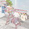 Clothes airer, Aluminum drying rack, Foldable indoor clothes airer, Four side wings ideal for hangers, For indoor & Outdoor drying, Rose gold