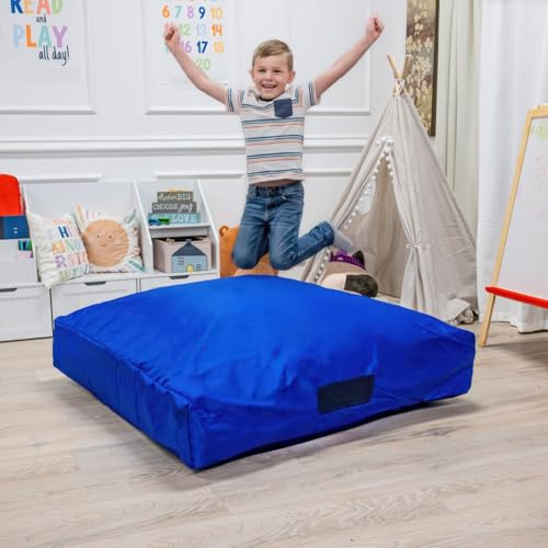 Foamma Crash Pad - (36 X 48’’) (3 Feet X 4 Feet) - Sensory Pad with Foam Blocks for Kids and Adults, Ideal Gymnastics Equipment for Kids to Jump, Play or Relax