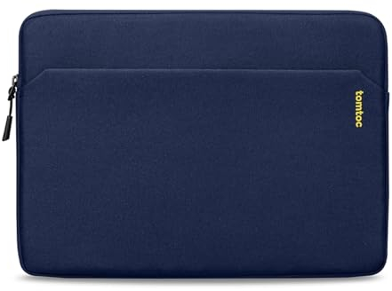 tomtoc Slim Tablet Tasche für 13 Zoll iPad Air M3 2025 M2 2024, 13 Zoll iPad Pro M4 OLED 2024, 12,9 Zoll iPad Pro M2&M1, Surface Pro 10/9, Sleeve Hülle mit Zubehörfach, für Magic/Smart Keyboard Folio