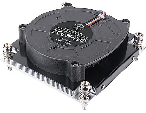 SilverStone Technology XE01-1700A 1U Server/Workstation CPU Cooler for LGA 1700 & LGA1851socket, SST-XE01-1700A