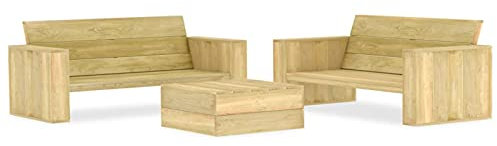 ARKEM Gartenhocker mit Kissen Balkon Box Hocker Balkon MöBel Gartenhocker Gartenstuhl 2 STK. Weiß Massivholz Kiefer 825584