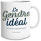 DECOHO - Mug en céramique Le gendre idéal - 33 cl, Céramique - Imprimé en France - Blanc