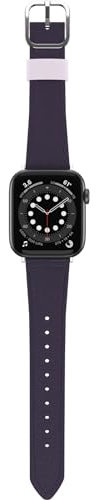 OtterBox Symmetry Cactus Leather Watch Band for Apple Watch 42mm/41mm/40mm, Replacement Durable Soft Touch Strap for Apple Watch, Purple