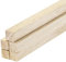 sourcing map Lot de 5 bâtons carrés en bois dur brut 50,8 x 2 x 2 cm pour loisirs créatifs