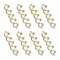 Jeorywoet 10pcs Spiral Bobby Hair Pin Spin Pin Nonkretär Runde Spiral Hair Clip Spin Clip Dreh Schraube Haarnadeln für DIY -Frisee Golden, Metall Spiral Hair Band