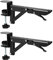 Desk Extender Clamp, No-punch Computer Keyboard Tray Clamp, Desktop Extension Brackets, Foldable Hand Rest Stand, Computer Desks Extension Plate Support Rack for Home, Study Room, Sewing Room