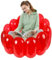 Lumiscent Inflatable Chair - Pvc Blow Up Sofa | Clear Jelly Blow Up Chair | Inflatable Sofa | Inflatable Lounge Chair | Movie Chairs | Blow Sofa Seat, Maximum Load 250lbs For Indoor, Outdoor