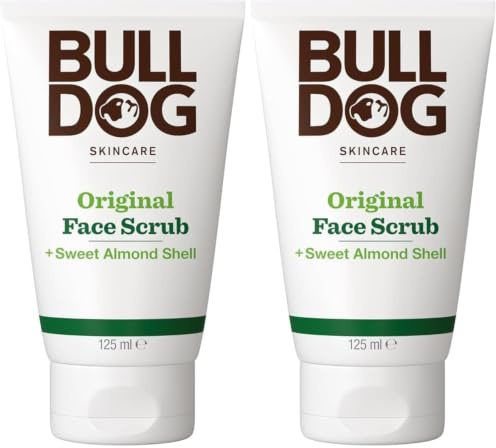Bulldog Skincare for Men Original Face Scrub - 125ml, 87970 (Packung mit 2)