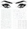 Nogeqi 4 Bilder Strasssteine Selbstklebend Gesicht, Silber Glitzersteine Selbstklebend, Selbstklebende Glitzersteine Haare Sterne Face Gems für Nagel Steine Karneval Halloween Weihnachts Festival
