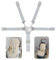 Hochstuhl Gurt,Kindersitz Anschnallgurt,5 Punkt Gurt Kippschutz Safety,Fester Highchairs,Safety Gurtbänder,für Tripp Trapp Gurt Kinderwagen Buggy,für Hauck Hochstuhl Gurt Essbrett(Grau)