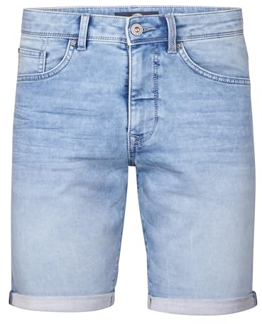 Petrol Industries Herren Denim-Shorts - Slim Fit - Jeans Short - Kurze Hose - Herrenbekleidung - Blau - S