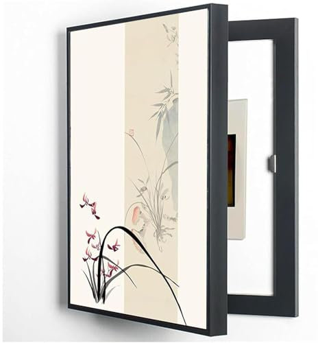 IQOAIJ Coffret Électrique Compteurs Couverture Boîte De Distribution Compteur Flip Tableau Électrique Peinture Compteurs Masquer Peintures Décoration,11,40x60cm