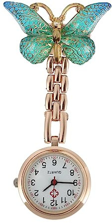 LIFKOME Hängende Krankenschwesteruhr Mit Clip Analoge Arzttuhr Aus Robustem Material Klare Ziffern Frauen Taschenuhr Für Medizinisches Personal