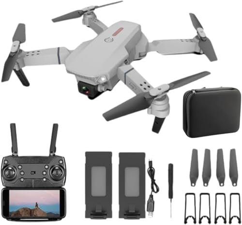 Abaseen Black Foldable Quadcopter Drone – Dual HD Camera, 360° Roll, Optical Flow & Obstacle Avoidance | 150m Range | 25-30 Min Flight Time | Speed Control & Gesture Control | 2 Batteries Included
