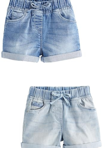 NEXT Mädchen Shorts, 2er-Pack