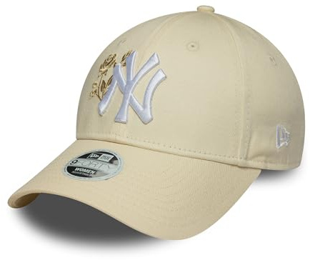New Era 9Forty Damen Cap - Roses New York Yankees beige