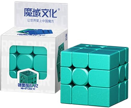 Moyu Spiegelwürfel V2 Standard Stickerless Aurora Green Puzzle Spielzeug