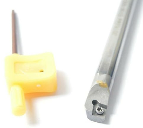 MeevrgR C10K-SCLCR06 Vollhartmetall-Drehmaschine, interner Drehwerkzeug-Bohrstangenhalter für CCMT0602 Einsätze, 10 mm Schaft, 125 mm Länge