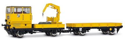 Rivarossi HR2990D DB, KLV 53, gelbe Lackierung, Baureihe III, mit DCC-Decoder – Diesellokomotive