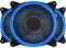 upHere 120mm Blue LED Computer Case Fan Silent Fan for Computer Cases, CPU Coolers, and Radiators Ultra Quiet, Premium Edition,3 Pin 3 Pack/B12CM3-3